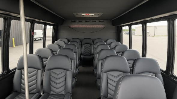 mount prospect 35 passenger minibus inside